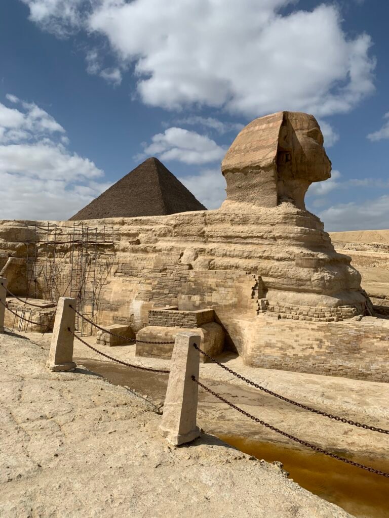 cairo, egypt, pyramid, sphinx