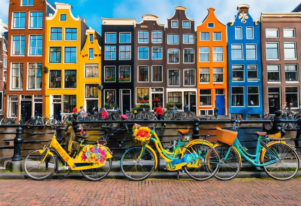 picture of amsterdam color with canal