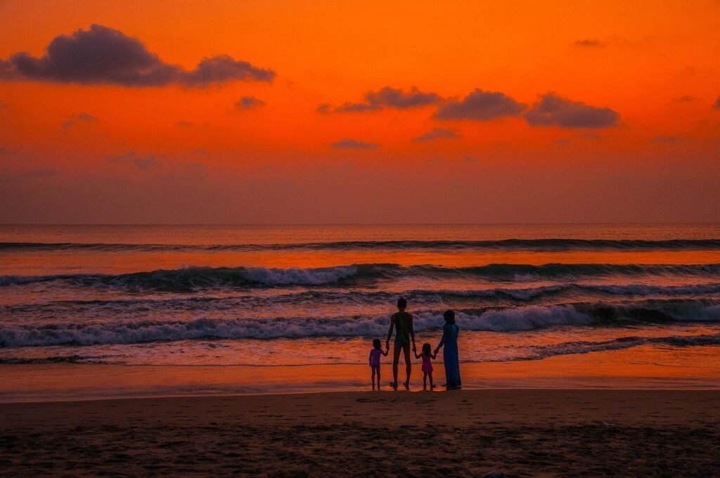 beach, sunset, family-5215853.jpg